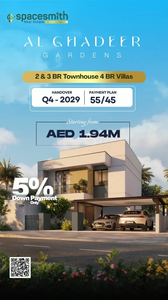 Al Ghadeer Gardens — Where Your Future Home Begins! 🏡✨