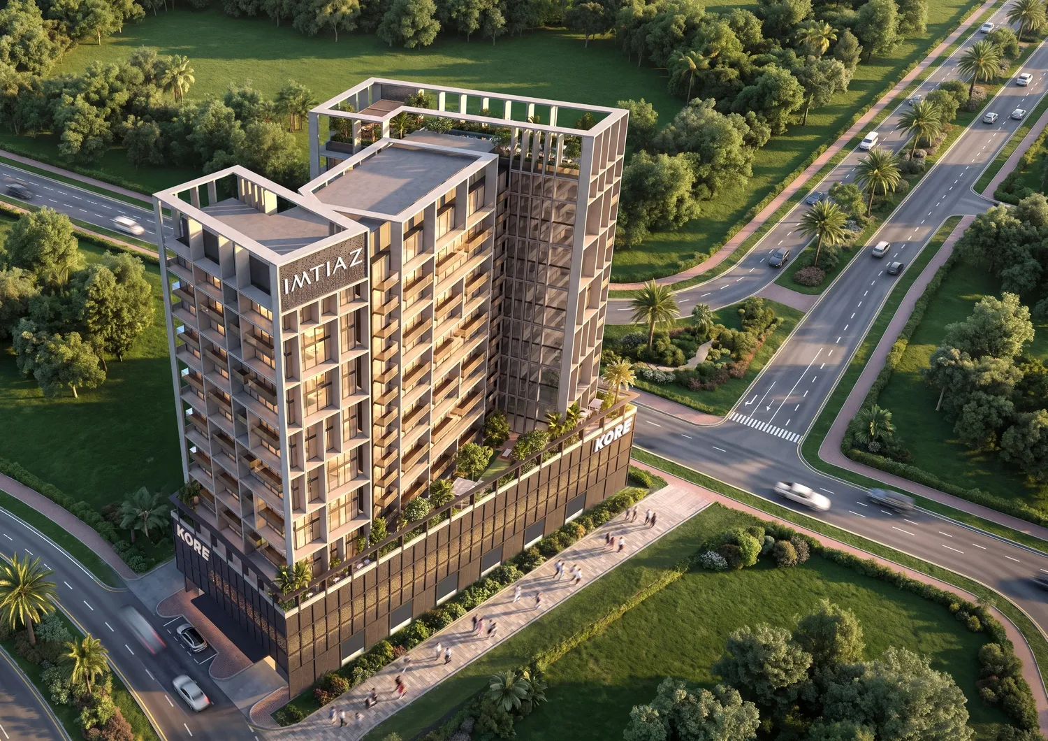 Kore by Imtiaz residences in Dubai Land Residence Complex, Dubailand