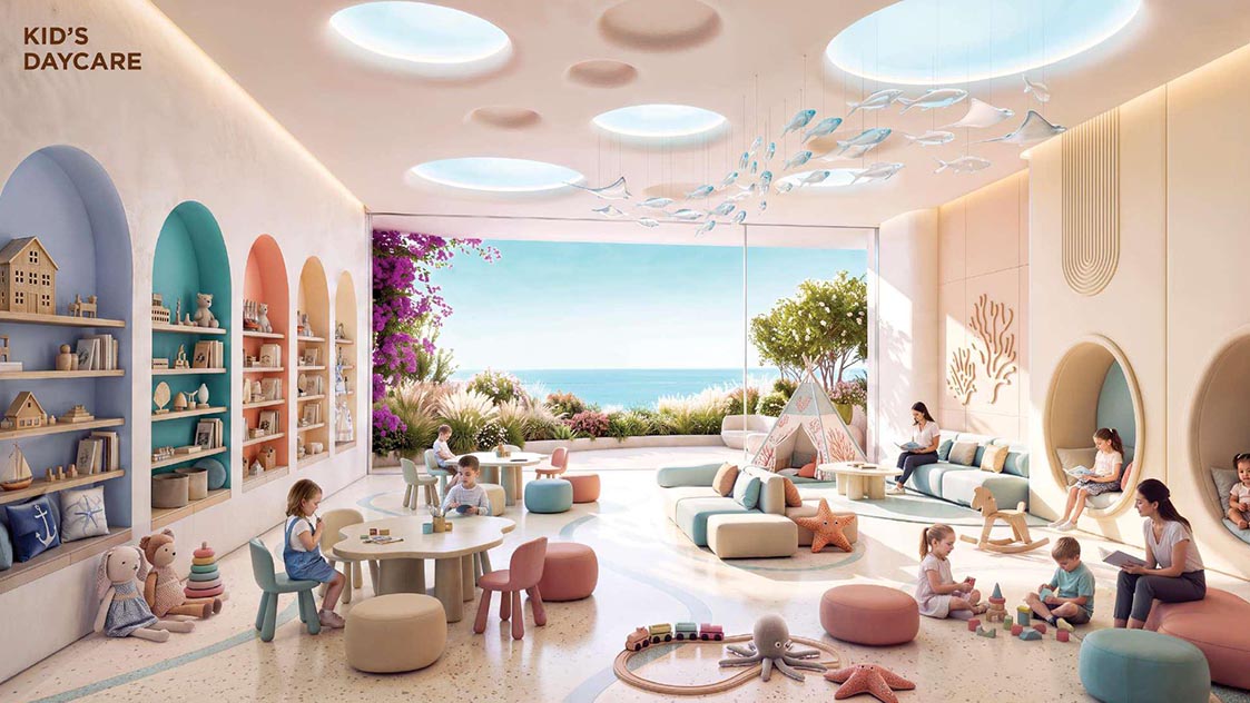 Shahrukhz Residences waterfront architecture in Dubai Maritime City